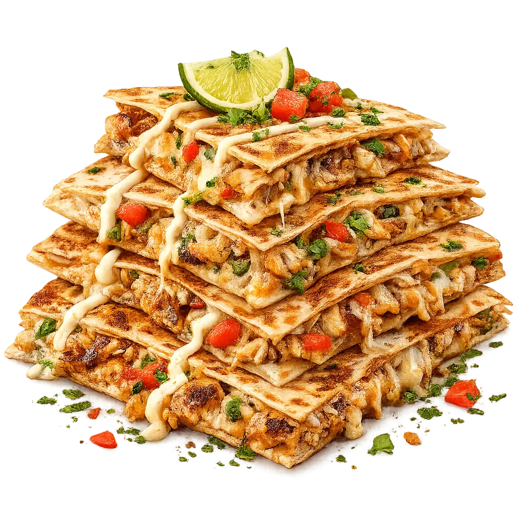 smoked chicken quesadilla