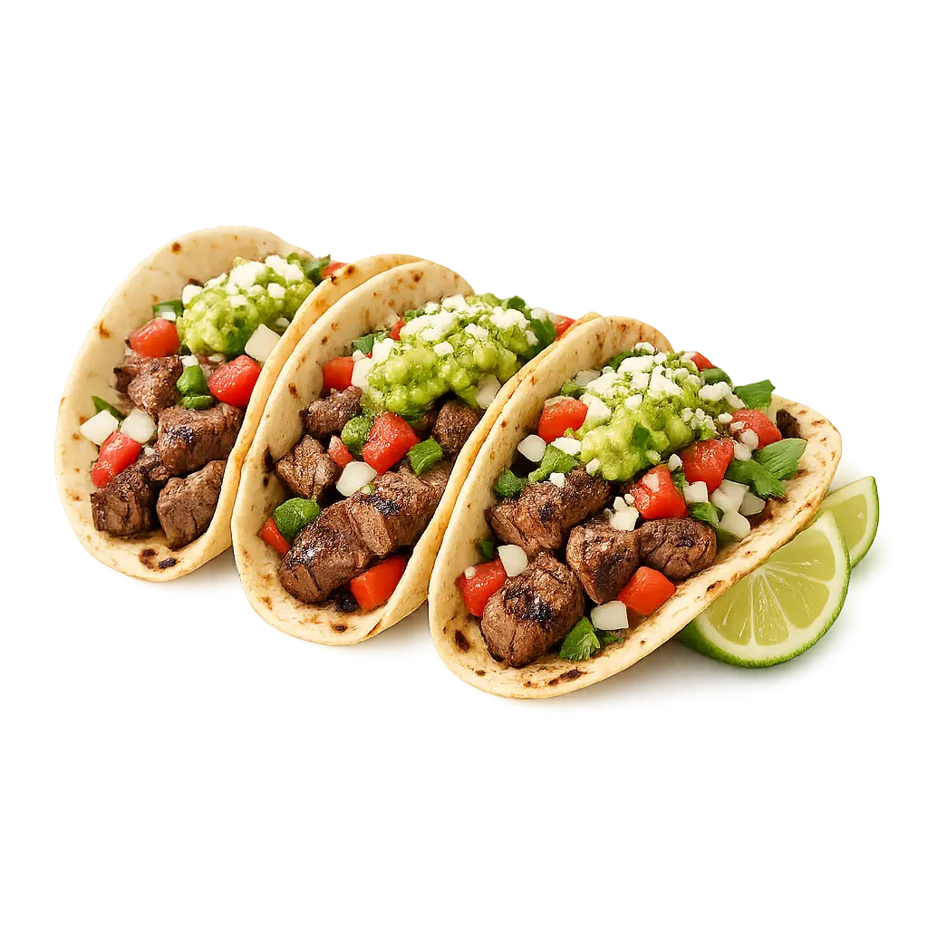 steak tacos at twin peaks