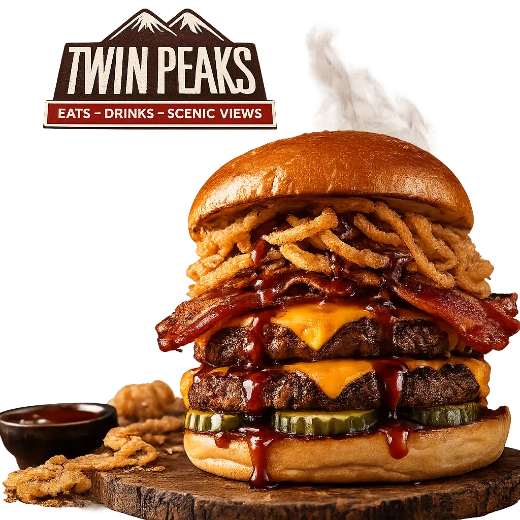 twin peaks burger menu