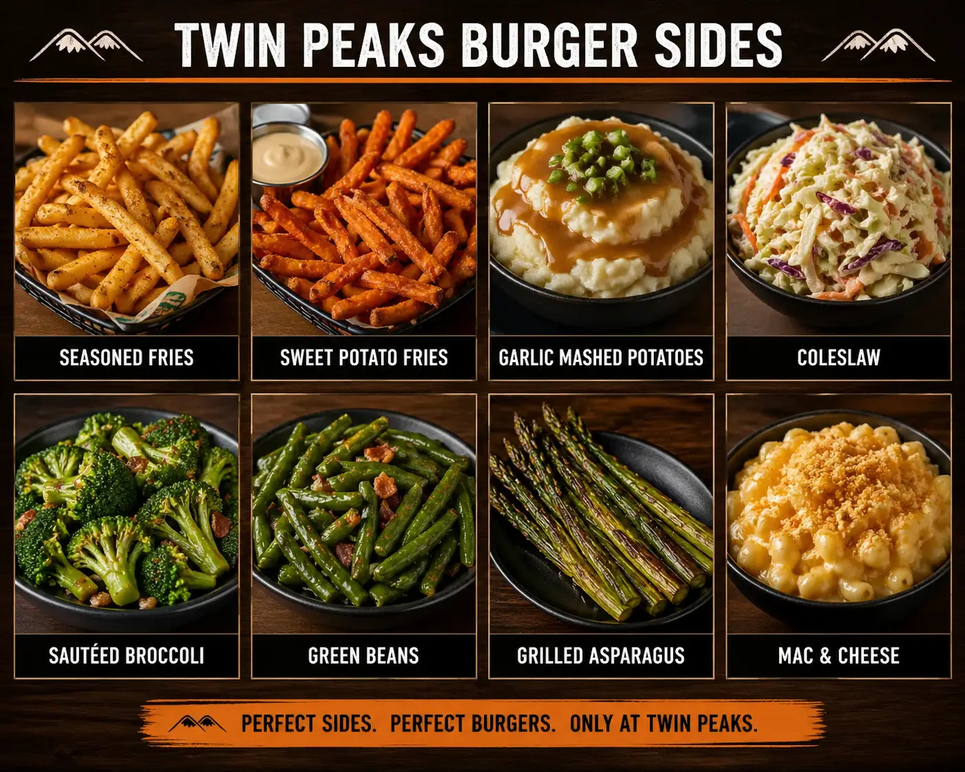 twin peaks side menu