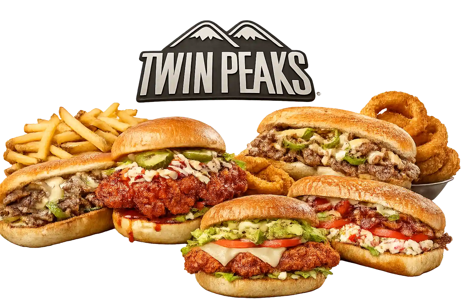 twin peaks sandwich menu